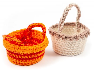 Mini-Osterkörbchen häkeln - Schritt 6 Mini-Osterkörbchen häkeln - Schritt 6