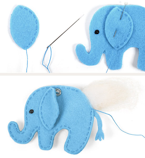 Mobile selber basteln - Schritt 5