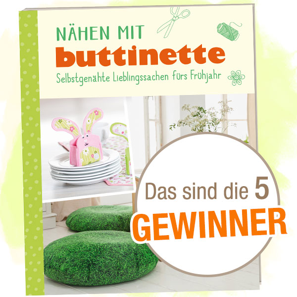 Verlosung buttinette Nähheft - die Gewinner Verlosung buttinette Nähheft - die Gewinner