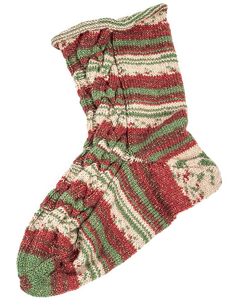 Nikolaus-Socke stricken - Schritt 4