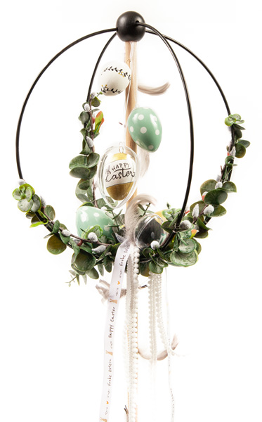 Osterbaum mit Eukalyptus basteln - Schritt 6 Osterbaum mit Eukalyptus basteln - Schritt 6