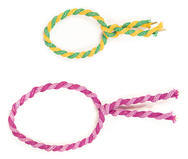 Osterdeko aus Strickschlauch basteln - Schritt 5