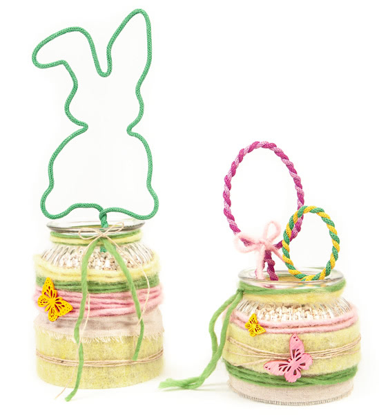Osterdeko aus Strickschlauch basteln - Schritt 6