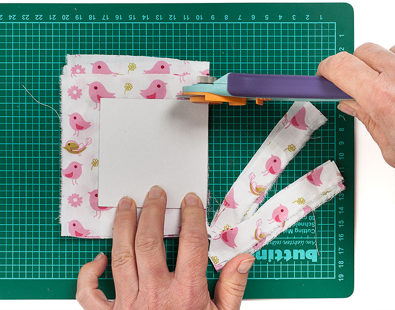 Ostereier Artischockentechnik Schritt 1