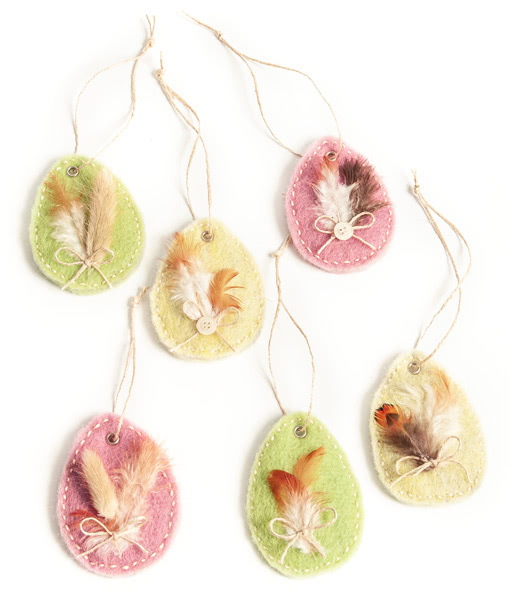 Ostereier aus Wollband basteln - Schritt 6