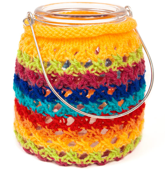 Windlichter stricken - Schritt 5