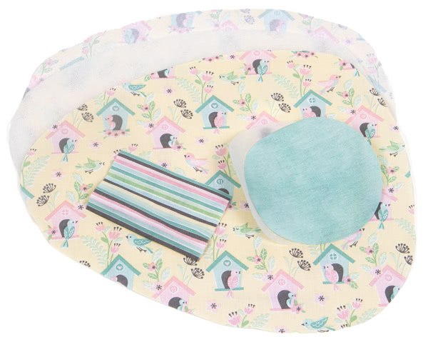 Tassenuntersetzer nähen - Schritt 1