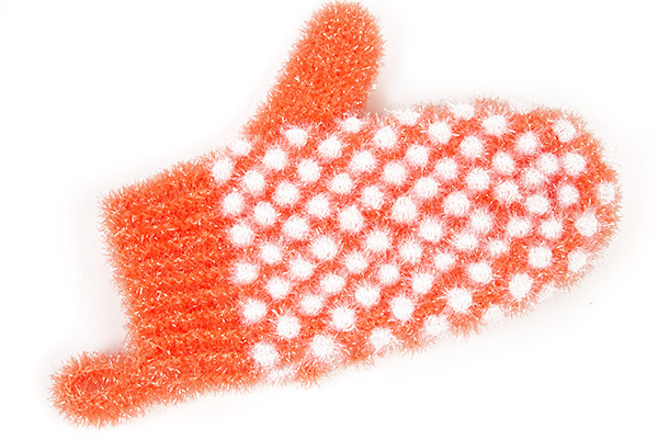 Peeling-Handschuh häkeln - Schritt 8.1 Peeling-Handschuh häkeln - Schritt 8.1