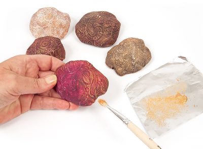 Pilze aus Modelliermasse - Schritt 7