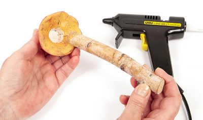 Pilze aus Modelliermasse - Schritt 9