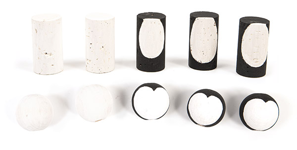 Pinguine und Schneemänner aus Korken - Schritt 1 Pinguine und Schneemänner aus Korken - Schritt 1