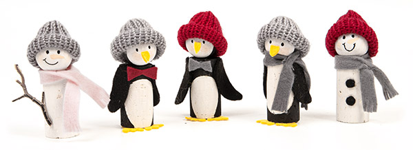 Pinguine und Schneemänner aus Korken - Schritt 10 Pinguine und Schneemänner aus Korken - Schritt 10