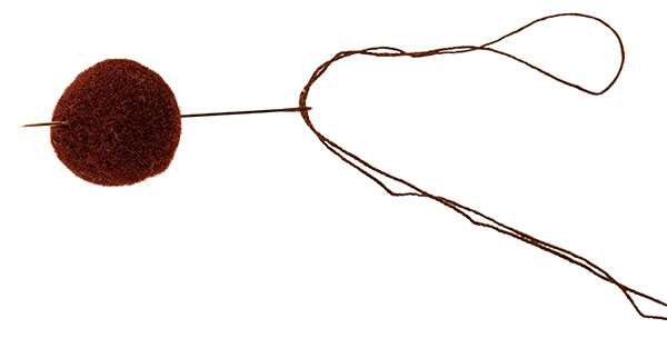 Bienen aus Pompons basteln - Schritt 3 Bienen aus Pompons basteln - Schritt 3