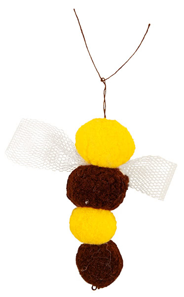 Bienen aus Pompons basteln - Schritt 7 Bienen aus Pompons basteln - Schritt 7