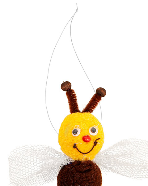 Bienen aus Pompons basteln - Schritt 10 Bienen aus Pompons basteln - Schritt 10