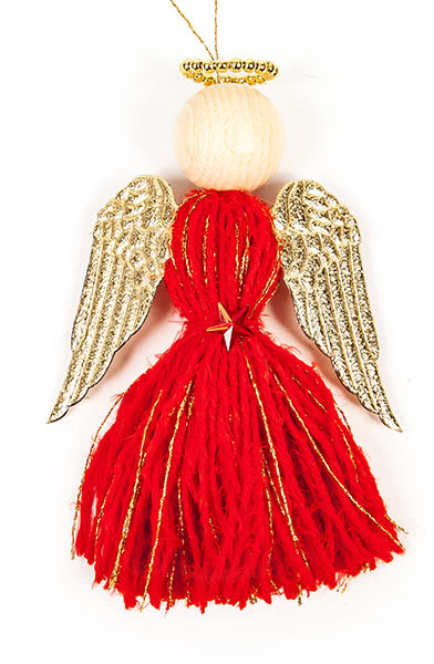 Engel aus Quasten basteln - Schritt 19 Engel aus Quasten basteln - Schritt 19