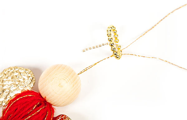 Engel aus Quasten basteln - Schritt 16 Engel aus Quasten basteln - Schritt 16