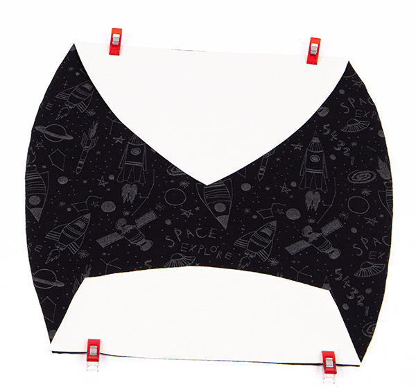 Raketenkissen nähen - Schritt 2 Raketenkissen nähen - Schritt 2