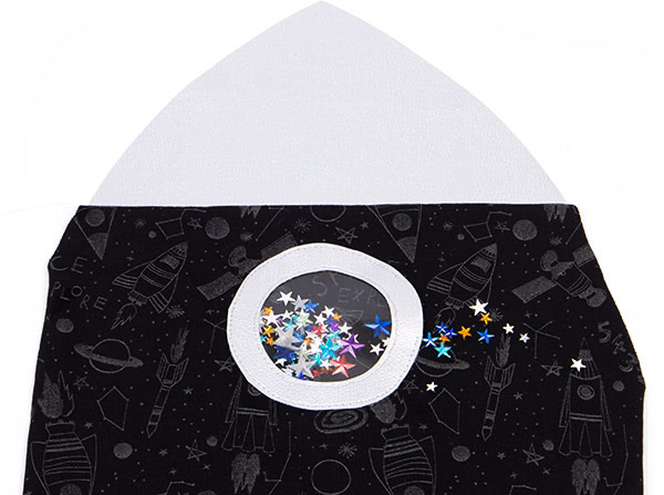 Raketenkissen nähen - Schritt 5 Raketenkissen nähen - Schritt 5