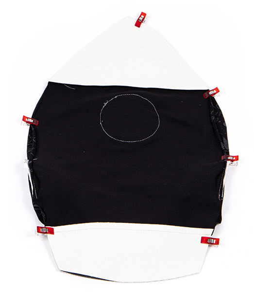 Raketenkissen nähen - Schritt 8 Raketenkissen nähen - Schritt 8