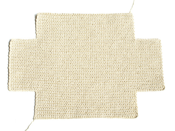 Rucksack stricken - Schritt 1