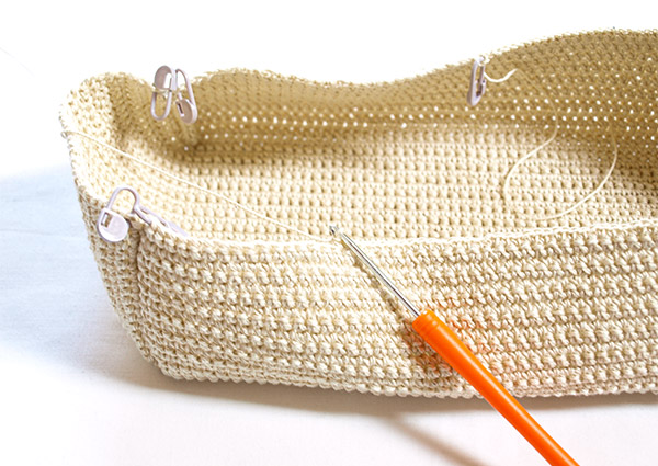 Rucksack stricken - Schritt 3