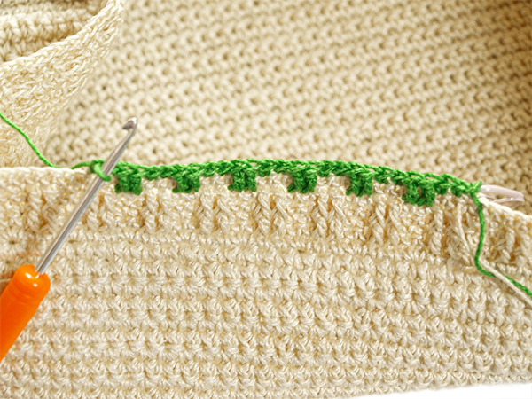 Rucksack stricken - Schritt 6