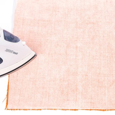 Rupfentischsets mit Glasuntersetzer - Schritt 2