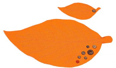 Rupfentischsets mit Glasuntersetzer - Schritt 7