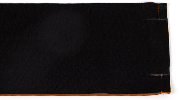 Samtkissen nähen - Schritt 2