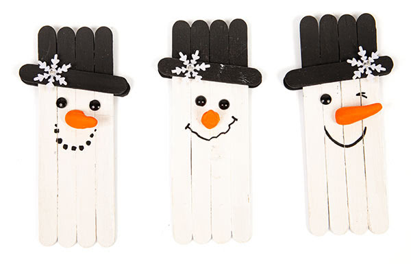 Schneemänner und Schneeflocken basteln - Schritt 9 Schneemänner und Schneeflocken basteln - Schritt 9