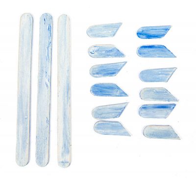 Schneemänner und Schneeflocken basteln - Schritt 14