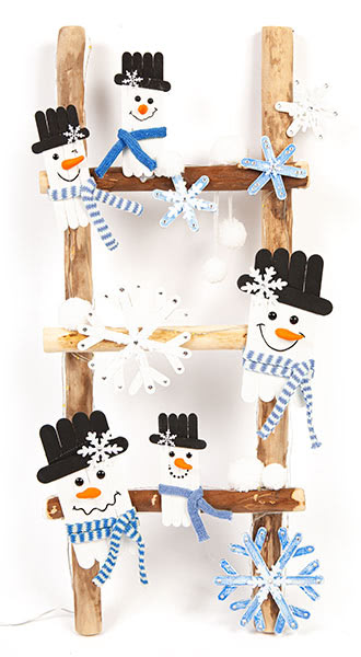 Schneemänner und Schneeflocken basteln - Schritt 20 Schneemänner und Schneeflocken basteln - Schritt 20