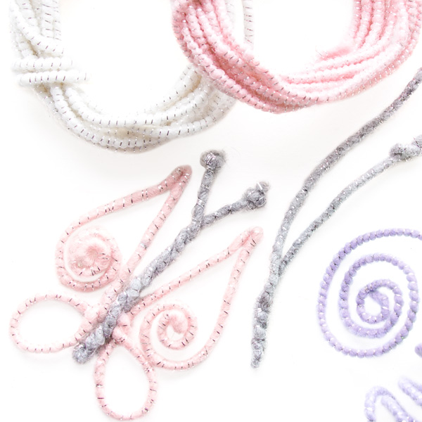 Schmetterlinge aus Wolldraht basteln - Schritt 1 Schmetterlinge aus Wolldraht basteln - Schritt 1