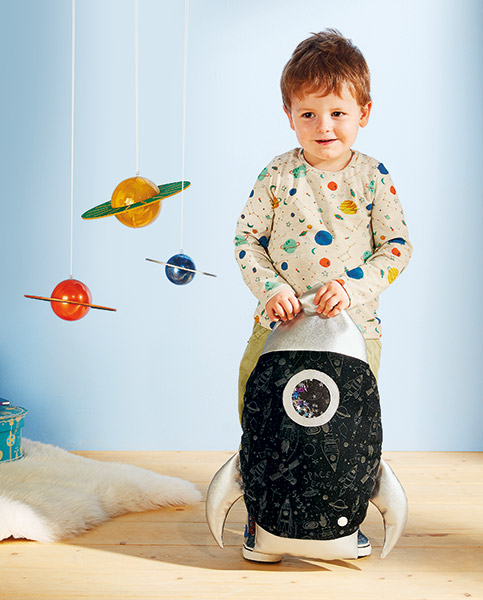 Raketenkissen nähen Raketenkissen nähen