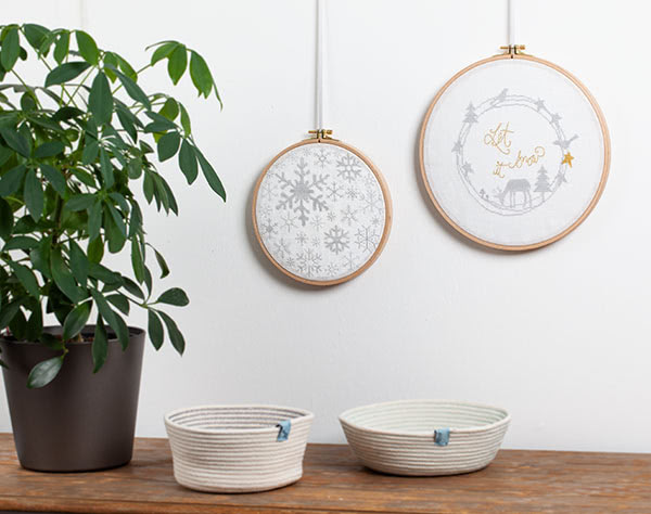 Windlicht basteln - mit Quasten