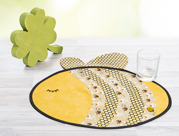 Tischset "Biene" nähen
