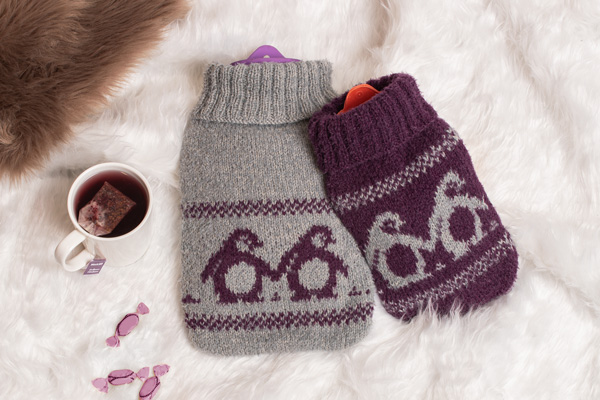 Wärmflaschenüberzug stricken
