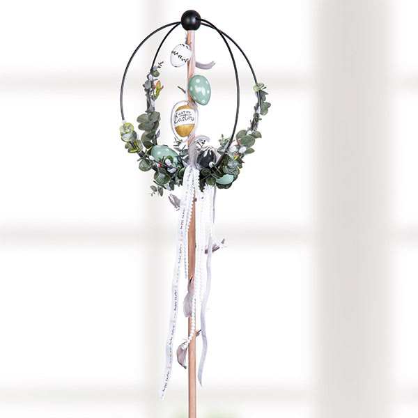 Osterbaum mit Eukalyptus basteln