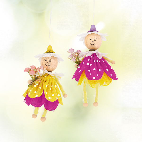 Elfen aus Ziehband basteln