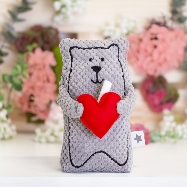 Bär Valentin nähen