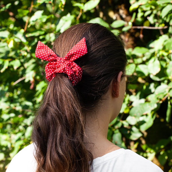 Haargummi mit Schleife nähen