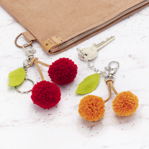 Schlüsselanhänger Kirsche basteln