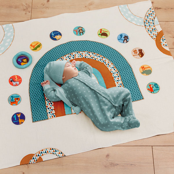 Meilensteindecke nähen