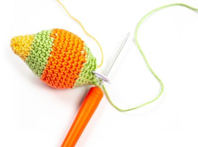 Schlüsselanhänger mit Amigurumi-Schnecke häkeln - Schritt 2 Schlüsselanhänger mit Amigurumi-Schnecke häkeln - Schritt 2
