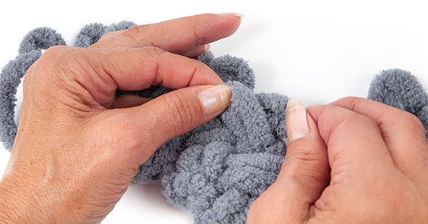 Grundanleitung - Arbeiten mit Schlaufengarn - Schritt 11.1 Grundanleitung - Arbeiten mit Schlaufengarn - Schritt 11.1