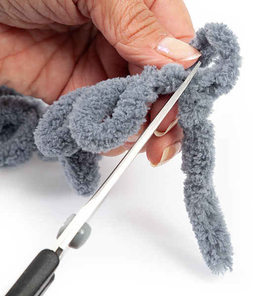 Grundanleitung - Arbeiten mit Schlaufengarn - Schritt 1 Grundanleitung - Arbeiten mit Schlaufengarn - Schritt 1