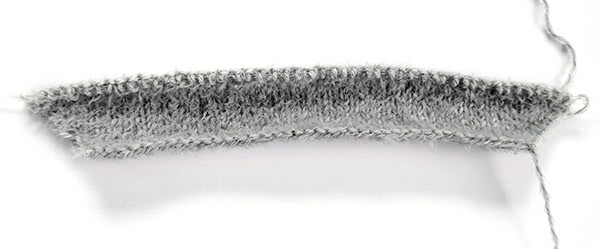 Wärmflaschenüberzug stricken - Schritt 1