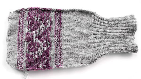 Wärmflaschenüberzug stricken - Schritt 5