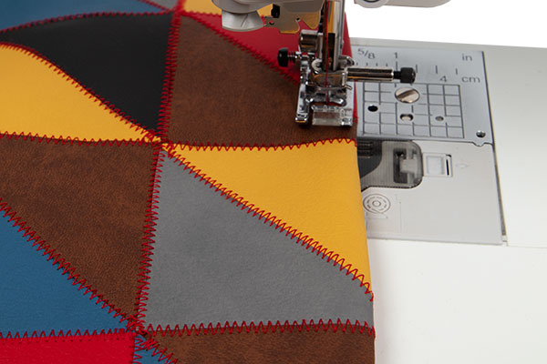 Patchworkttasche aus Leder nähen - Schritt 13 Patchworkttasche aus Leder nähen - Schritt 13